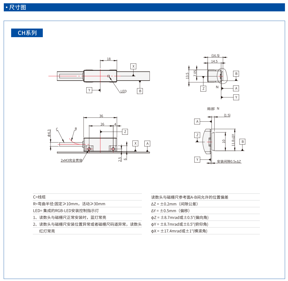 CH22Dimension diagram