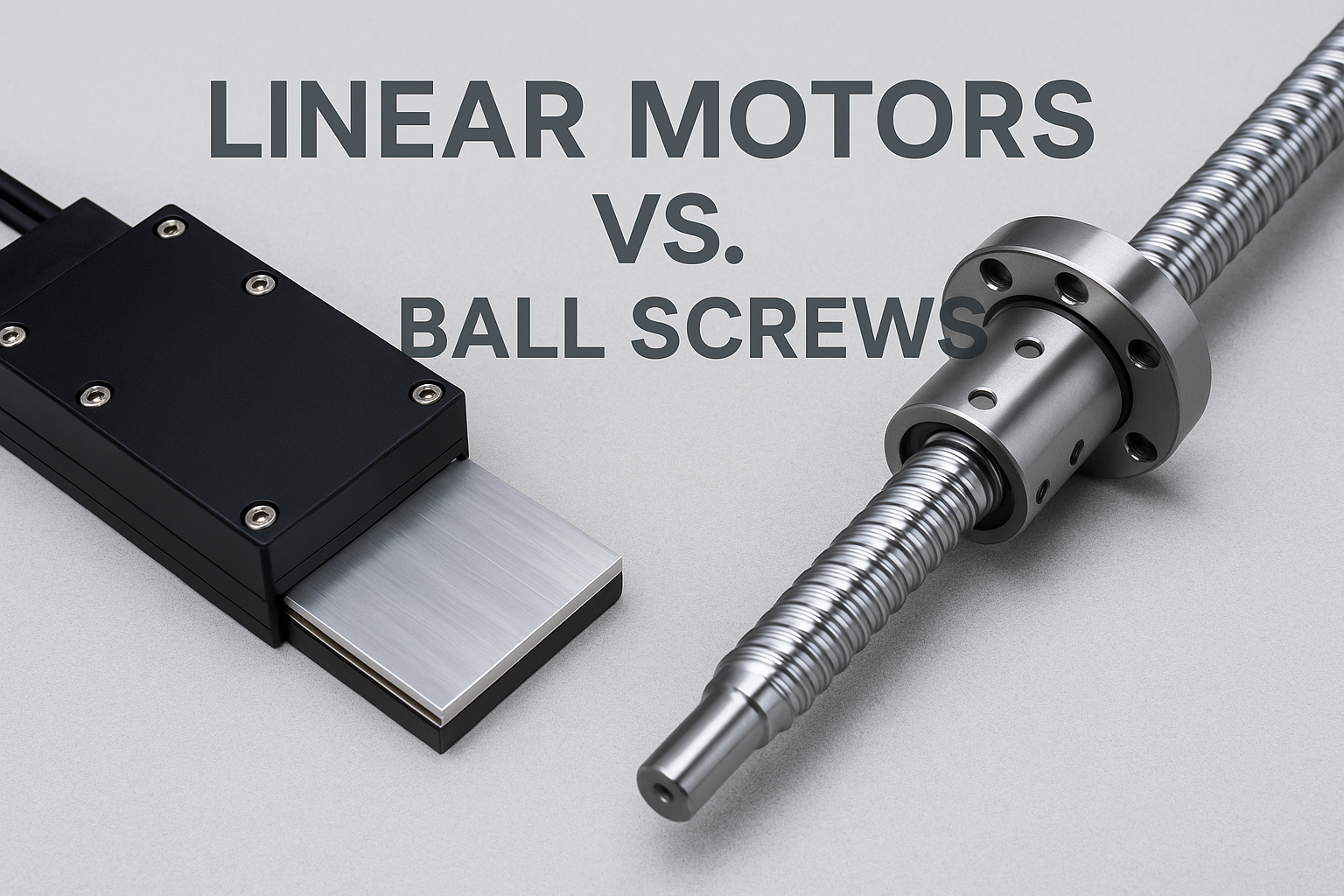 Linear Motors vs. Ball Screws What’s Best for High-Precision Motion?