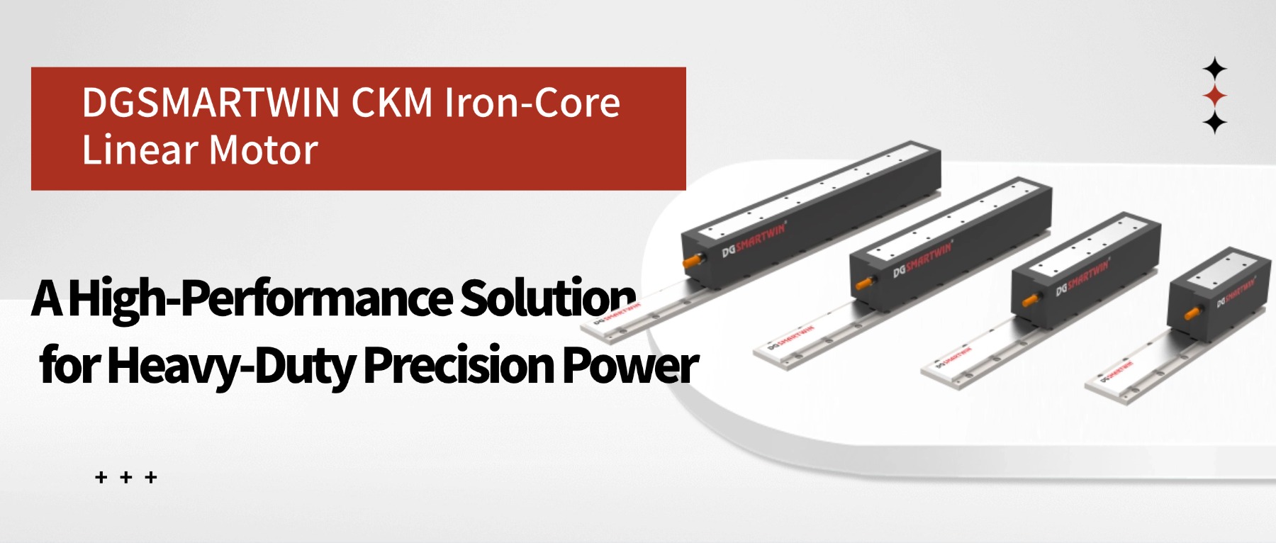 DGSMARTWIN CKM Iron-Core Linear Motor: A High-Performance Solution for Heavy-Duty Precision Power