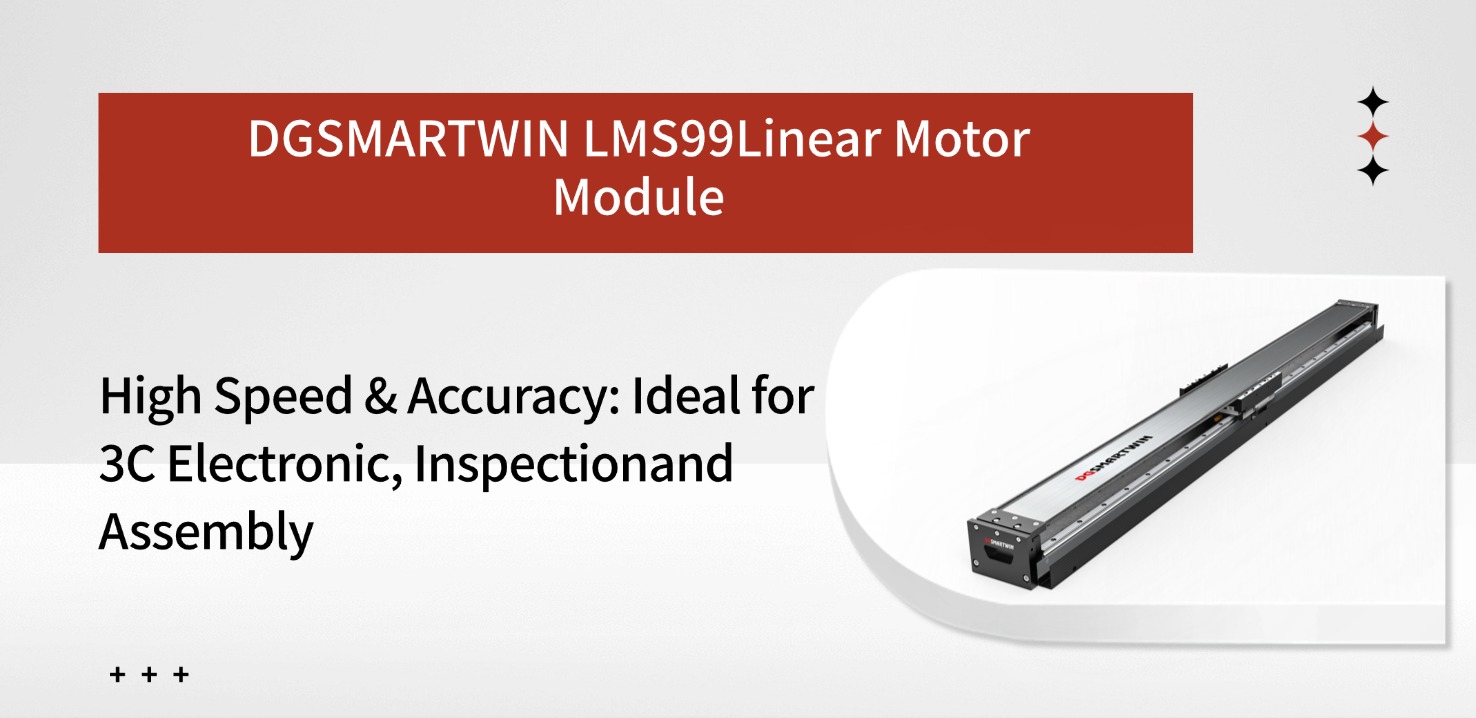 DGSMARTWIN LMS99 Linear Motor Module--High Speed & Accuracy: Ideal for 3C Electronics, Inspection and Assembly