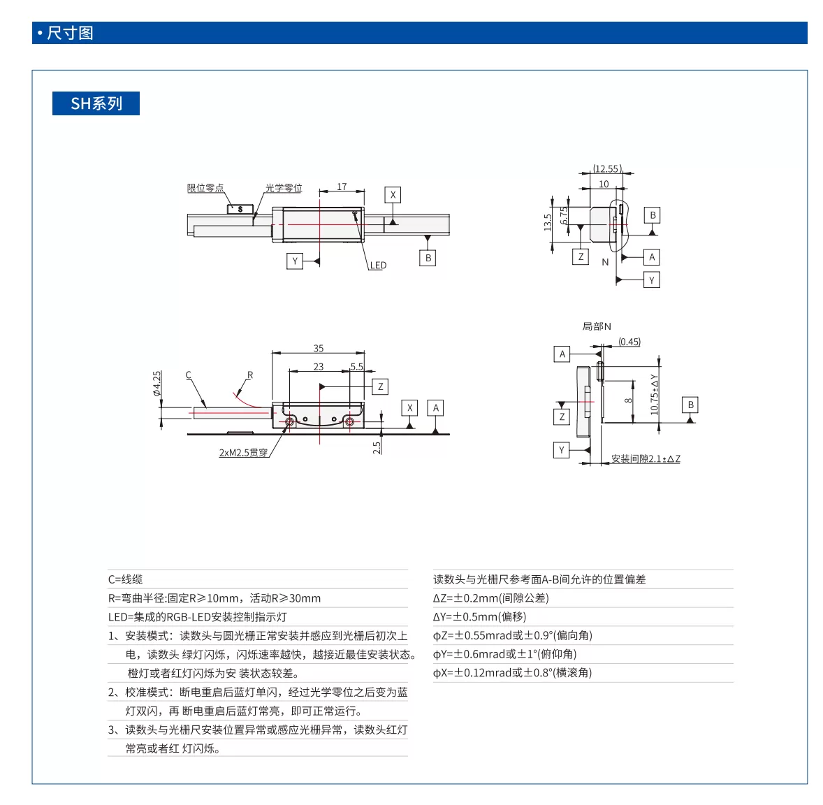 SH04 Dimension diagram