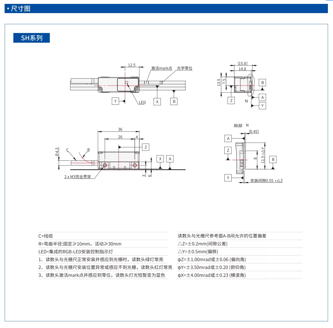 SH04 Dimension diagram