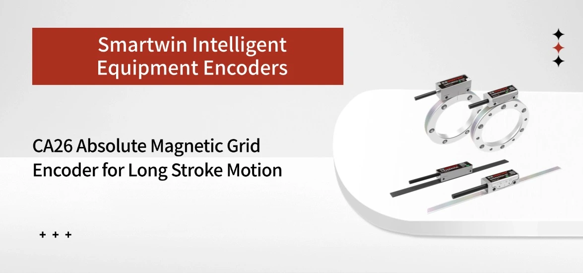 CA26 Absolute Magnetic Grid Encoder for Long Stroke Motion