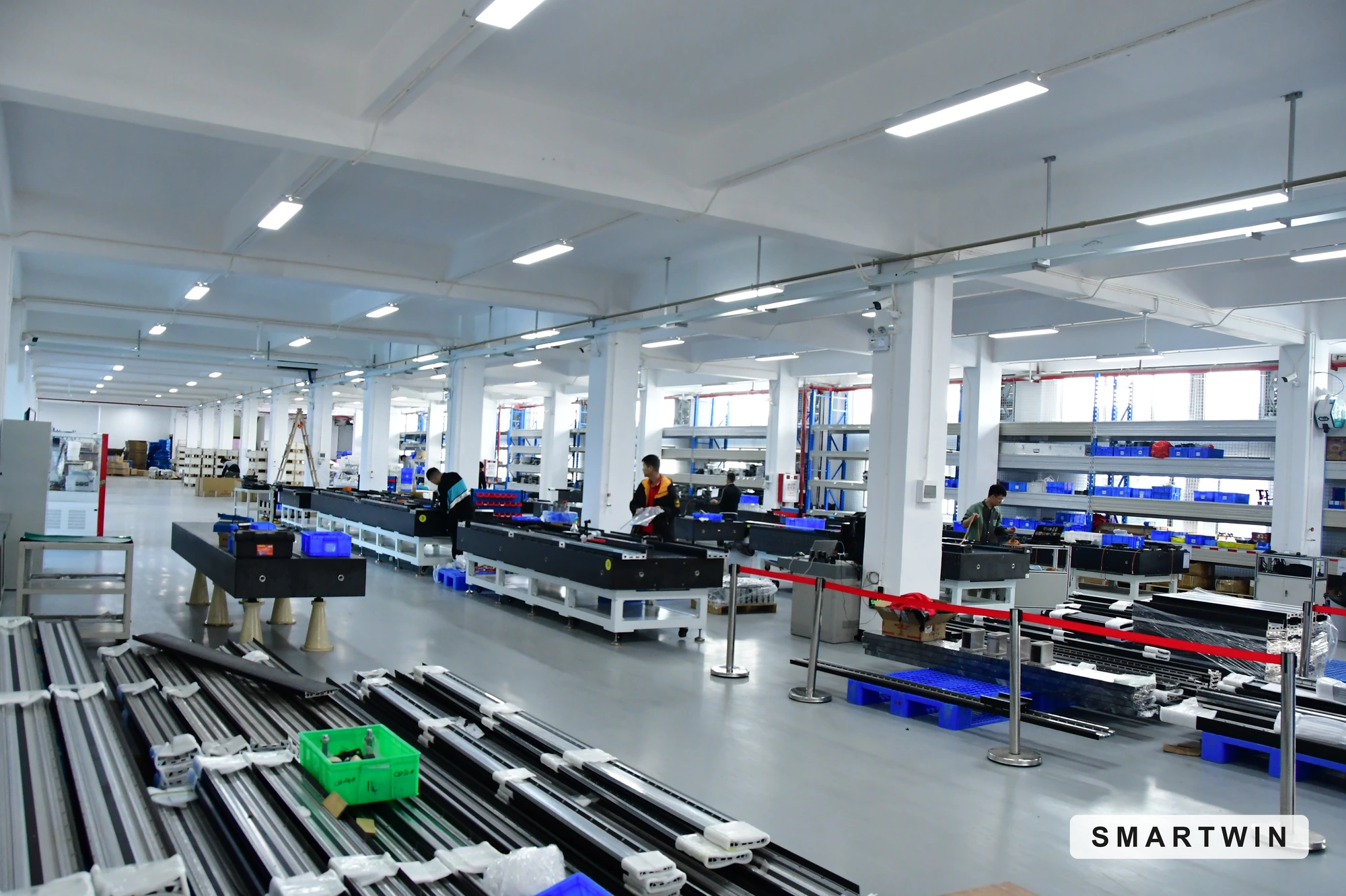 Smartwin linear motor assembly and testing workshop