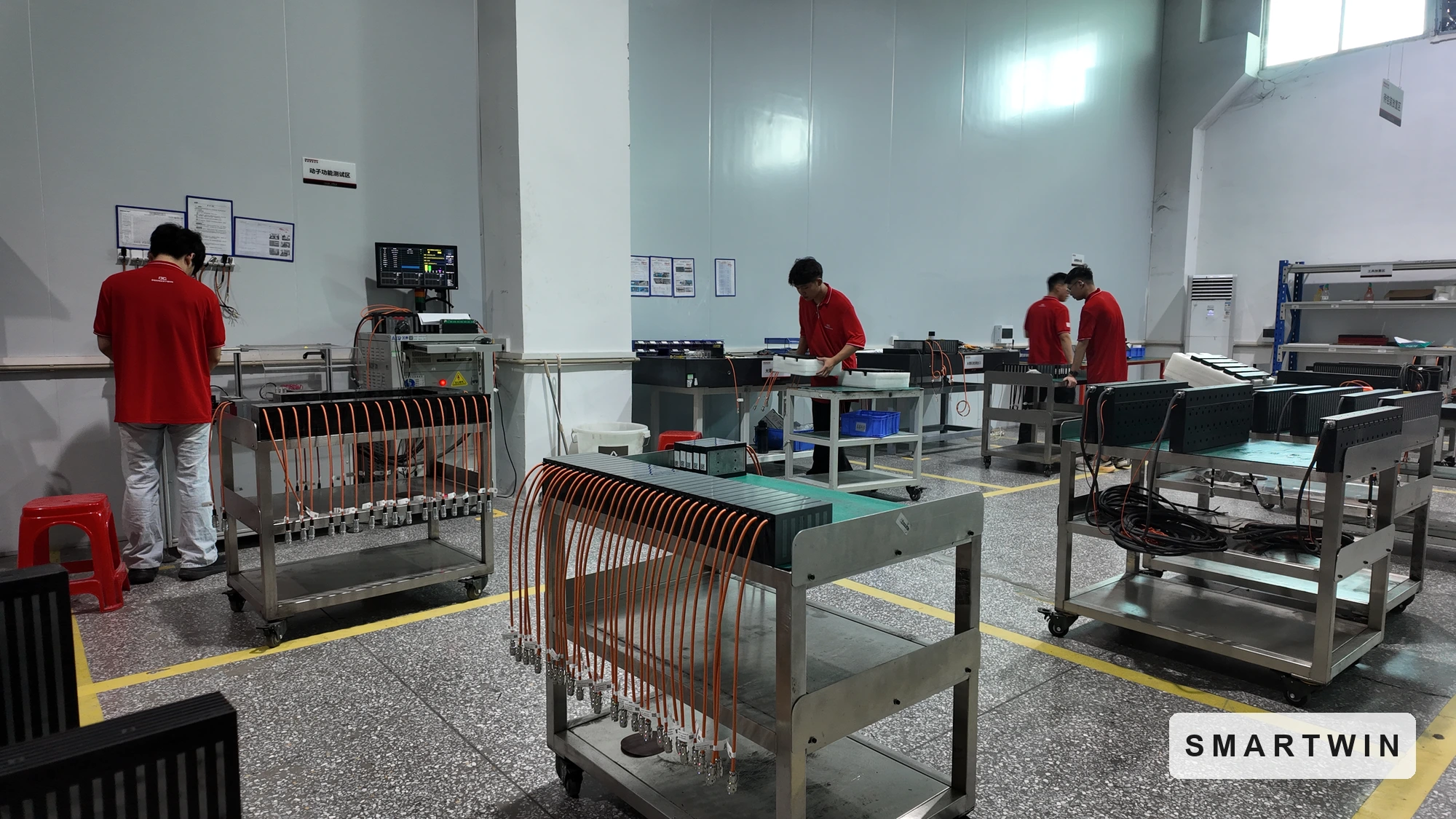 Smartwin encoder assembly and testing workshop